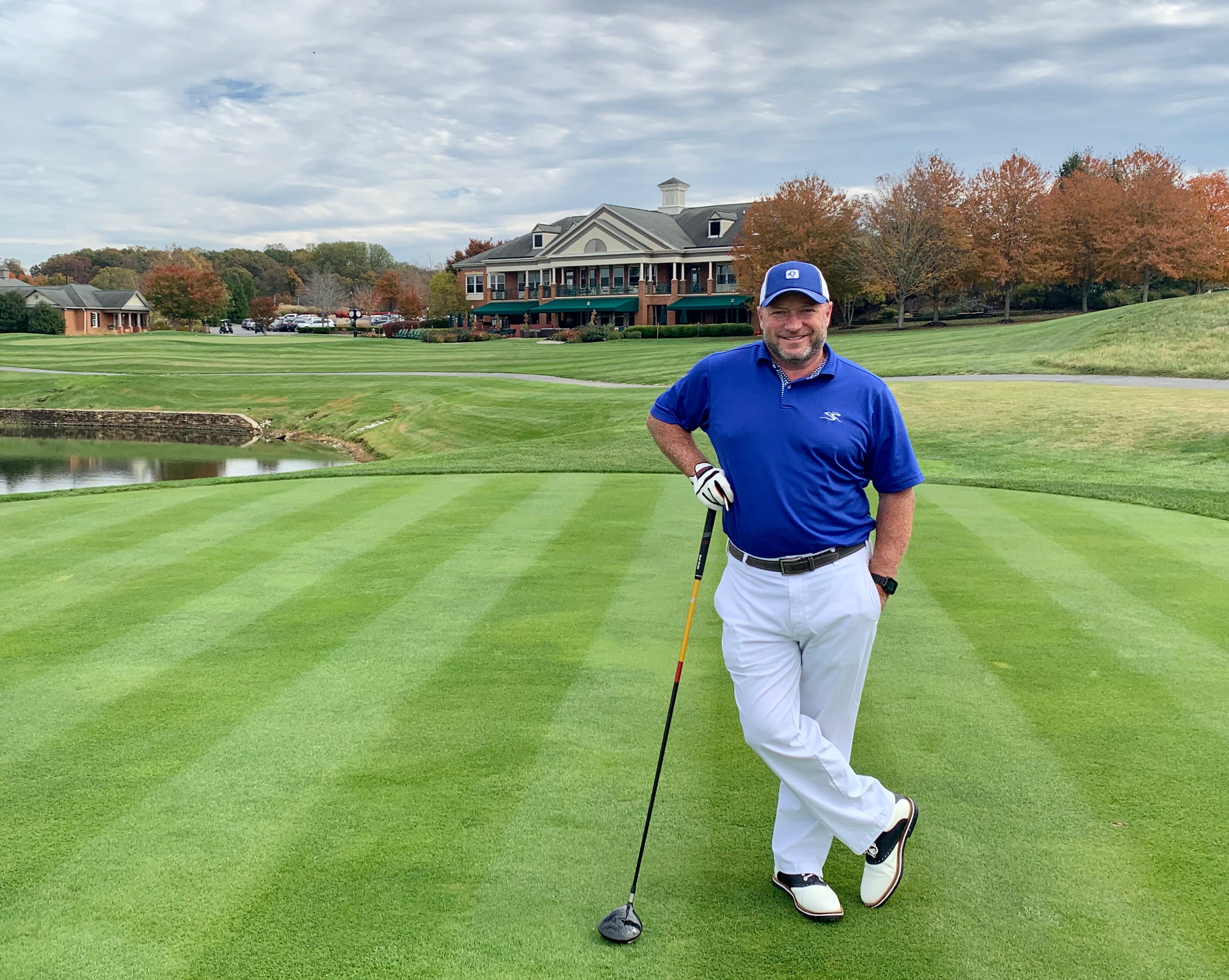 Joe Wallman at a golf course